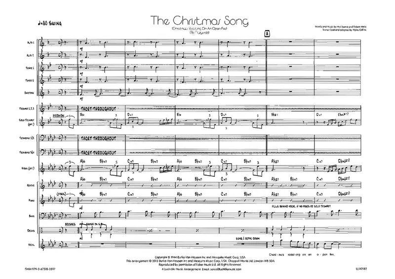 The Christmas Song score preview