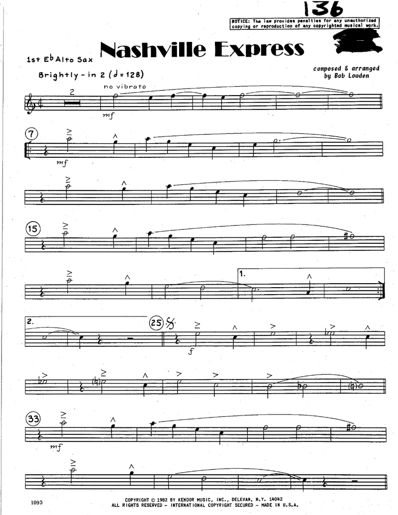 Nashville Express score preview