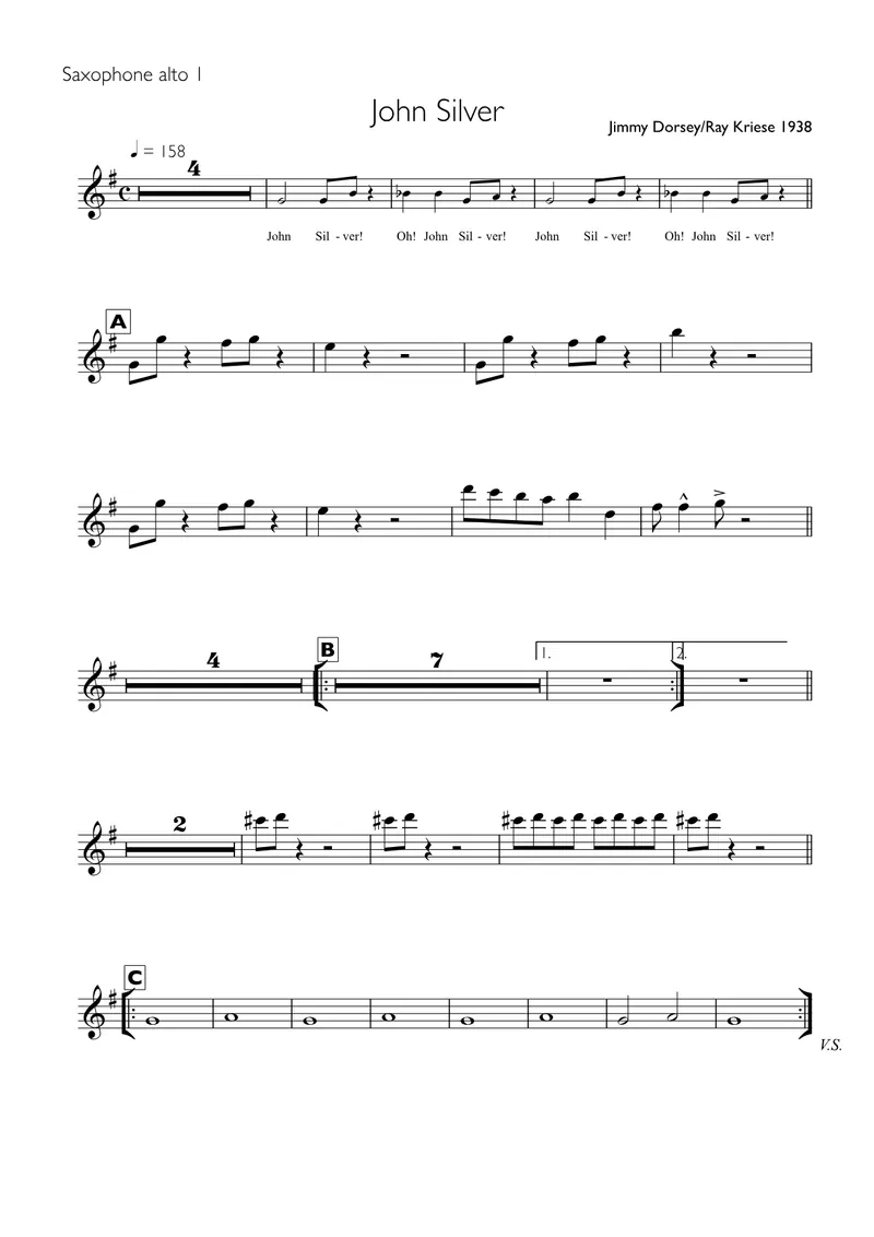 John Silver score preview