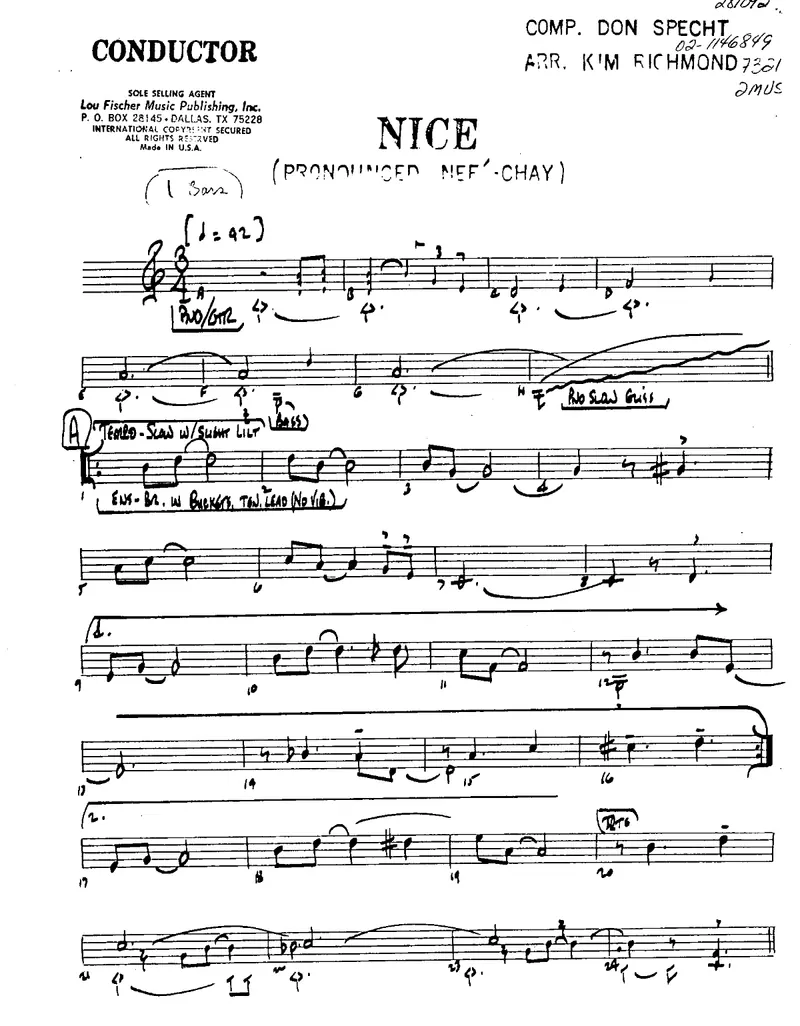 Nice score preview