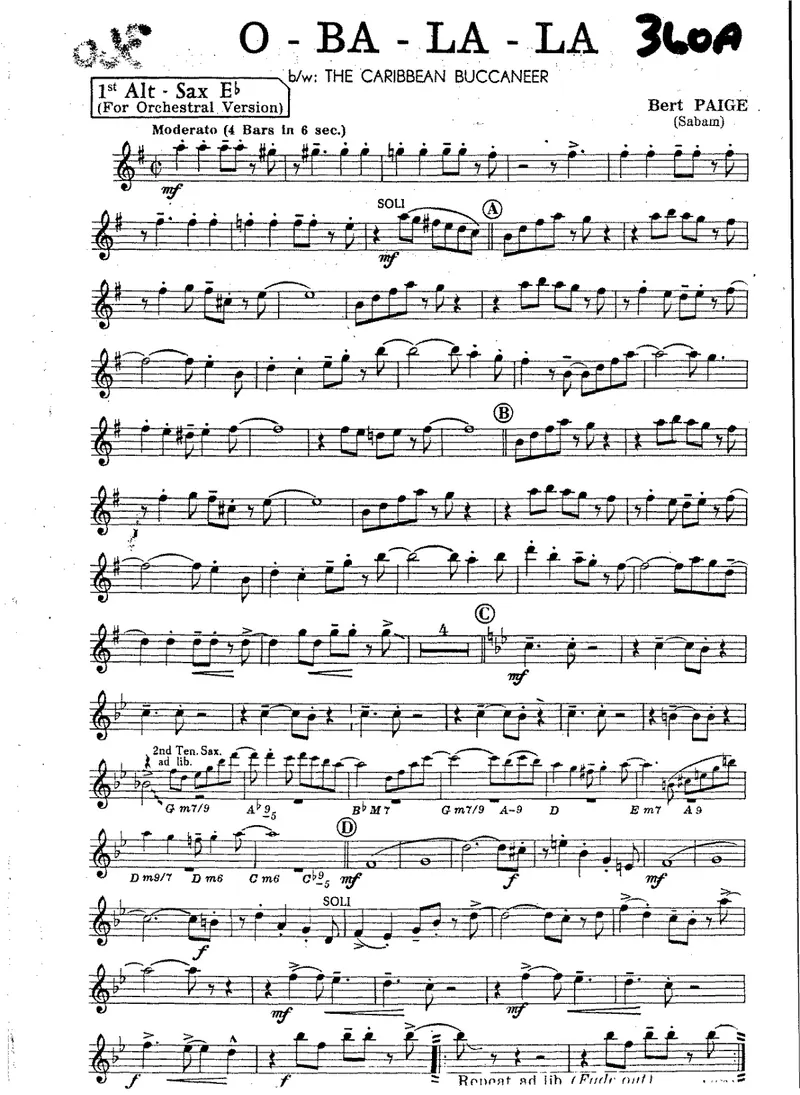 O-Ba-La-La score preview