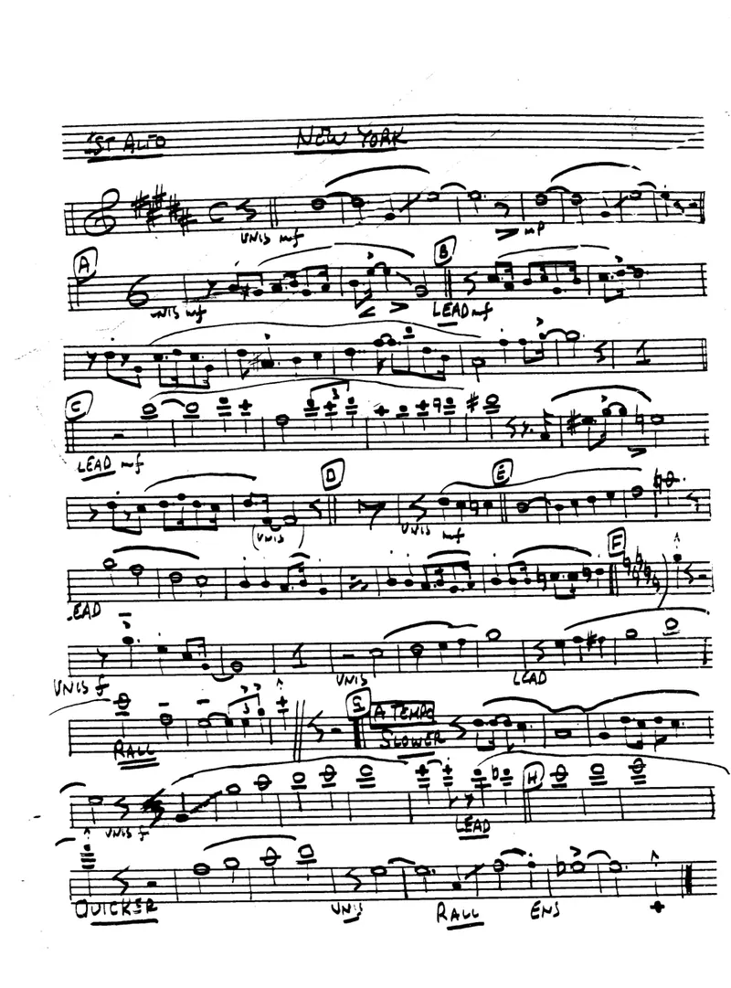 New York New York score preview
