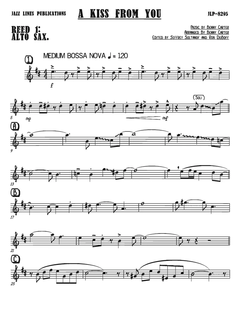 A Kiss From You score preview