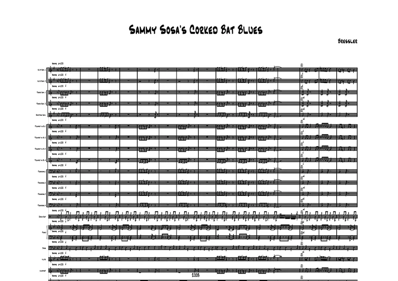 Sammy Sosa's Corked Bat Blues preview page 1