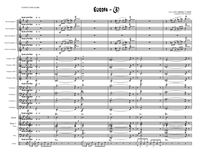 Europa score preview