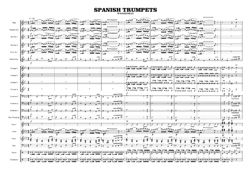 Spanish Trumpets score preview