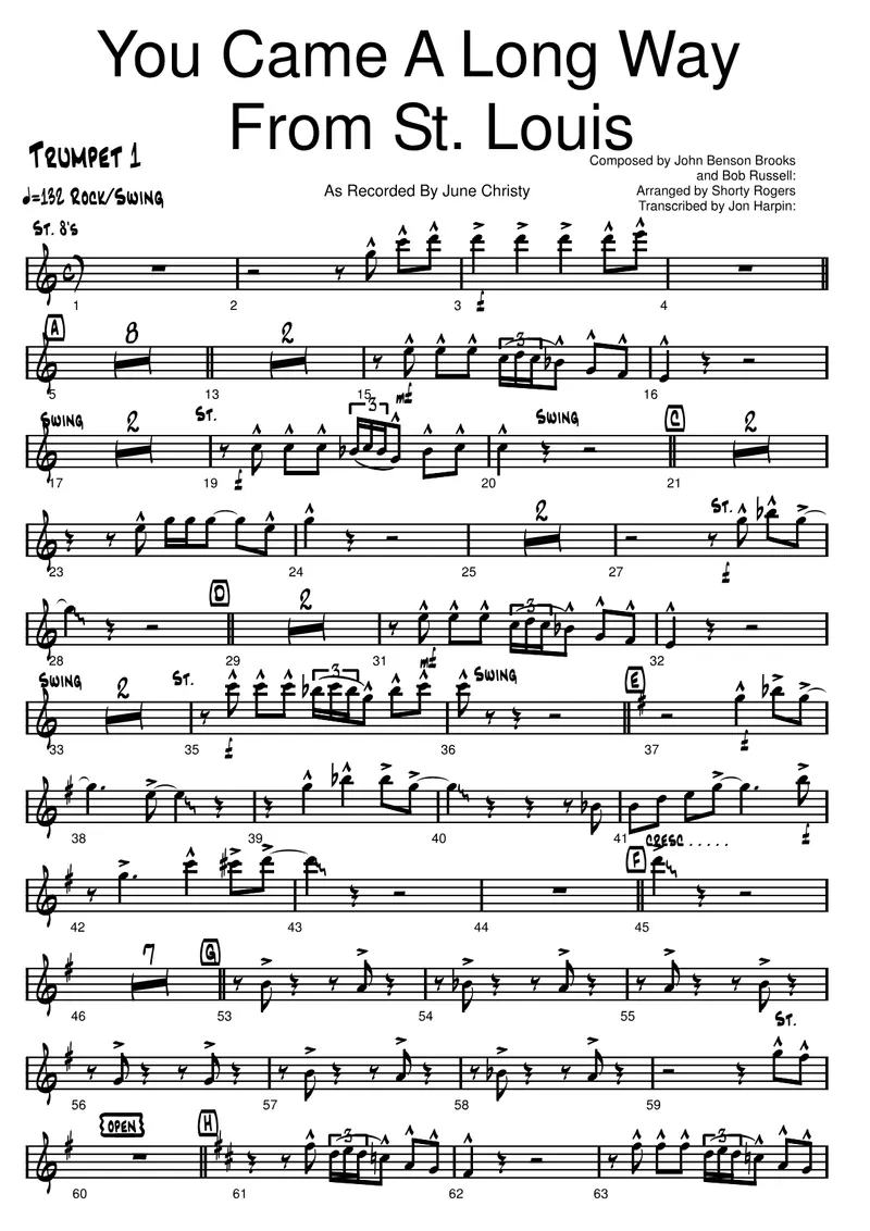 You Came A long Way score preview