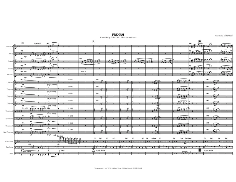 Frenesi score preview
