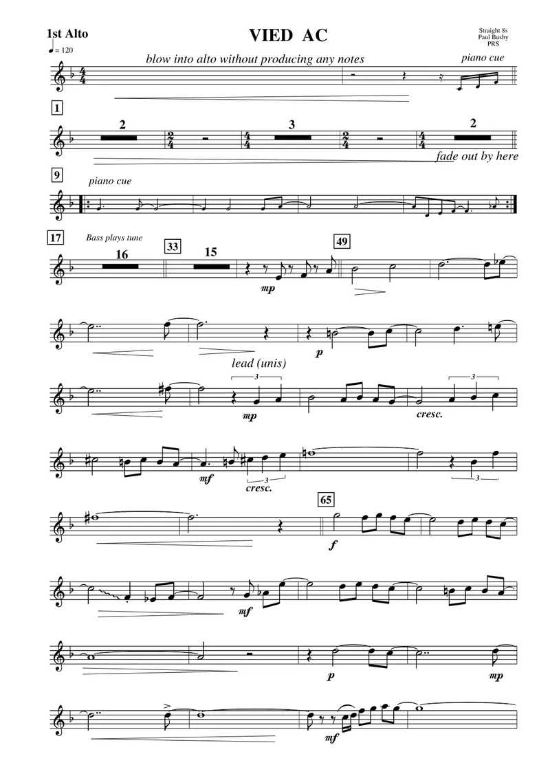 Vied Ac score preview