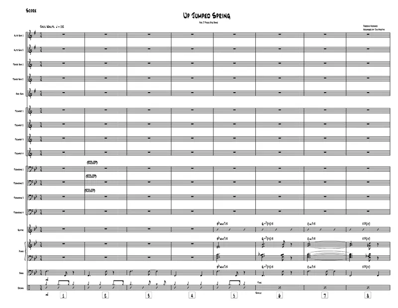Up Jumped Spring score preview