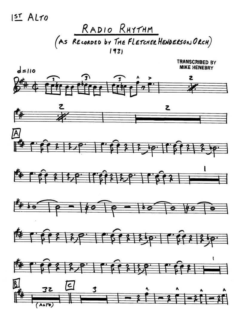 Radio Rhythm score preview