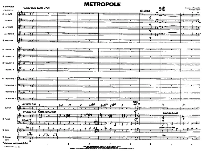 Metropole score preview