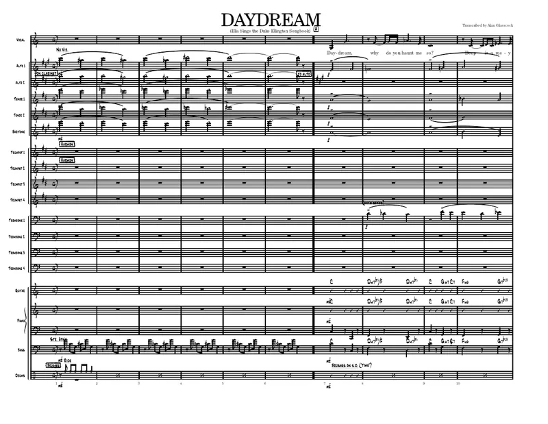 Day Dream score preview