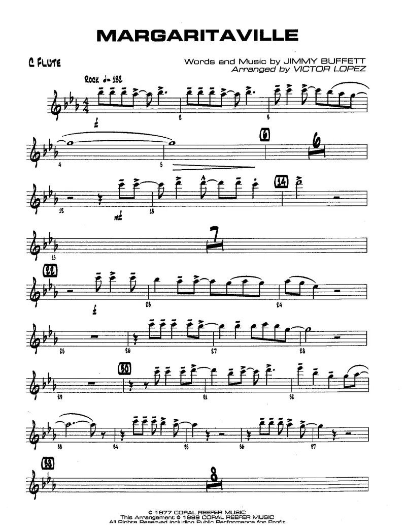 Margaritaville score preview