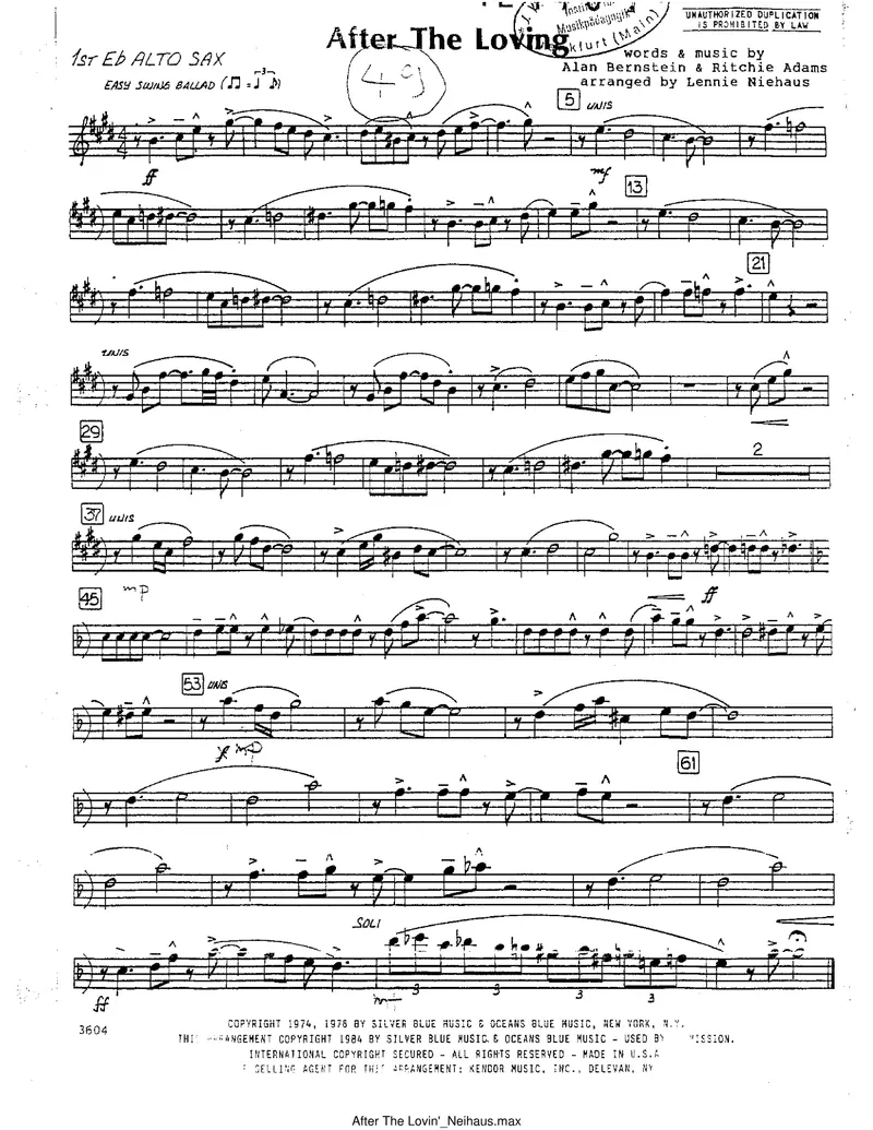After The Lovin' score preview