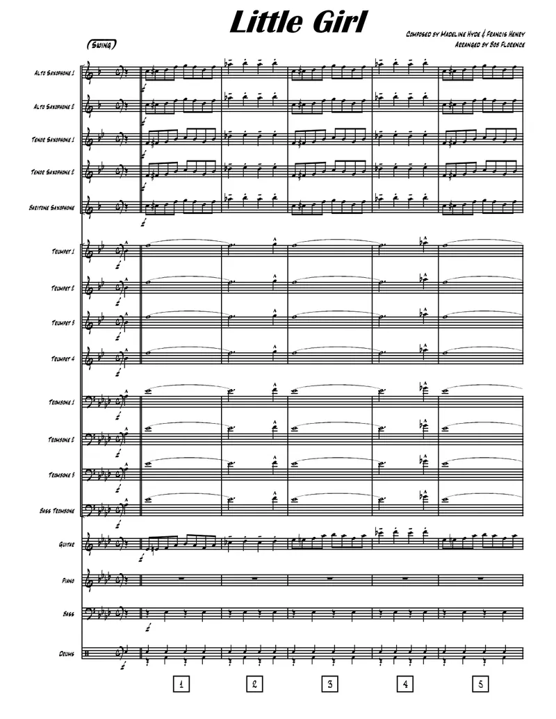 Little Girl score preview