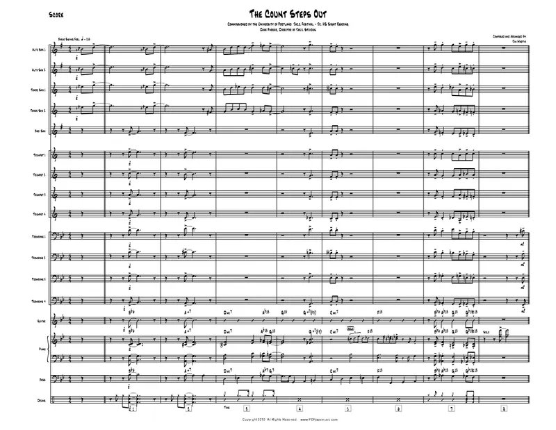 The Count Steps Out score preview