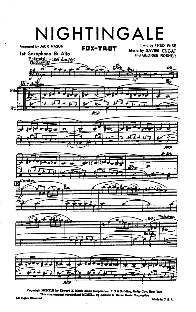 Nightingale score preview