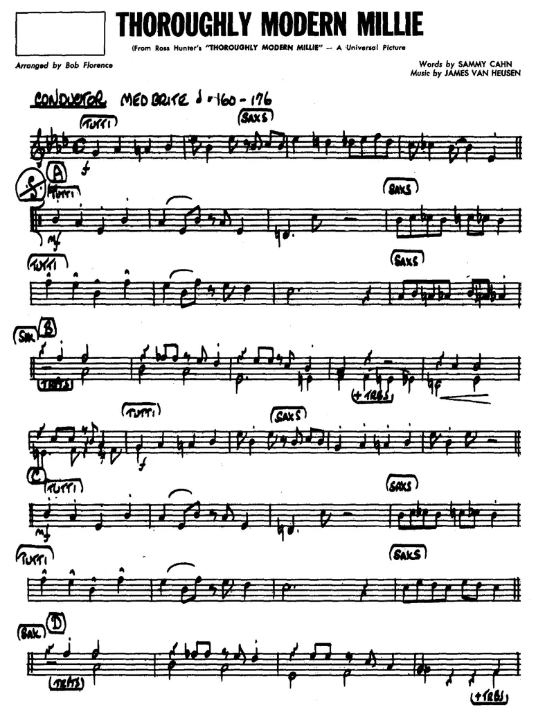 Thoroughly Modern Millie score preview