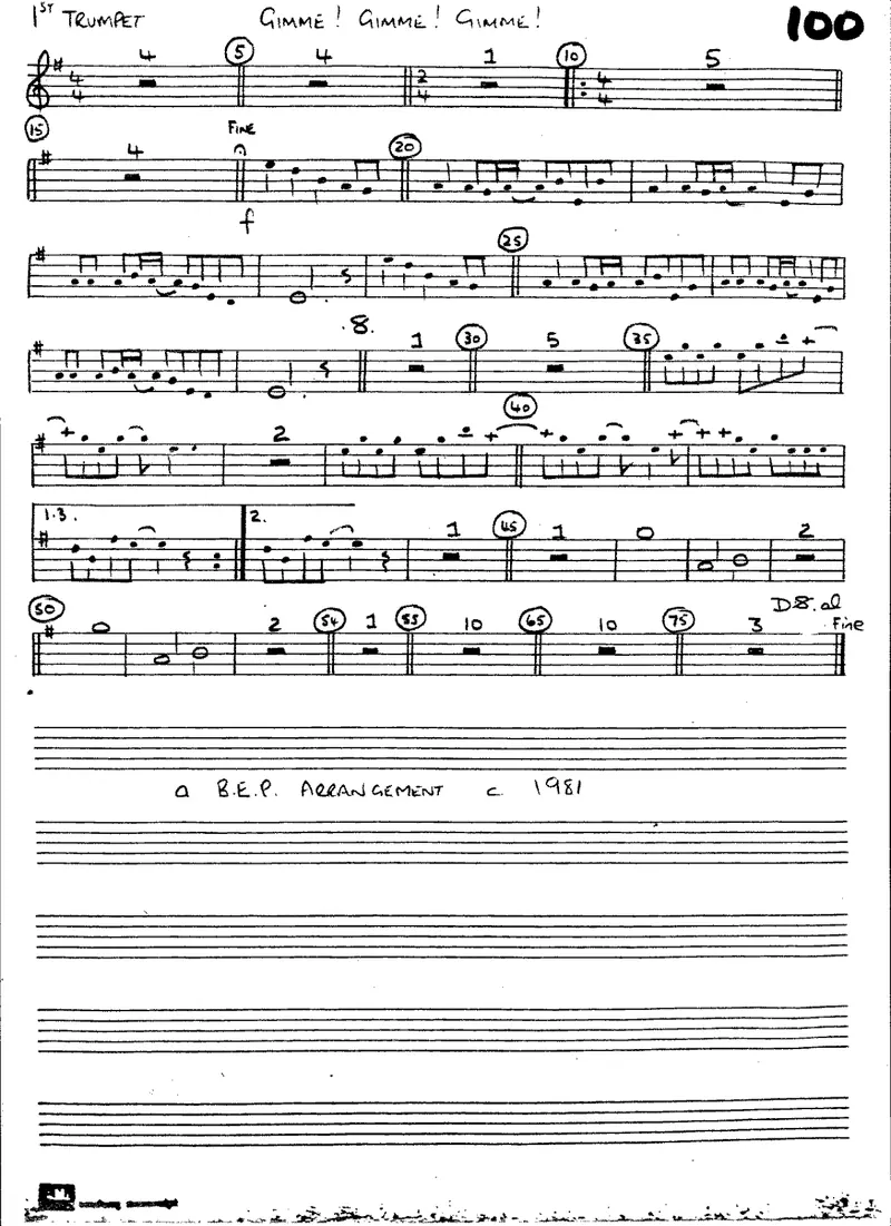 Gimme Gimme Gimme score preview