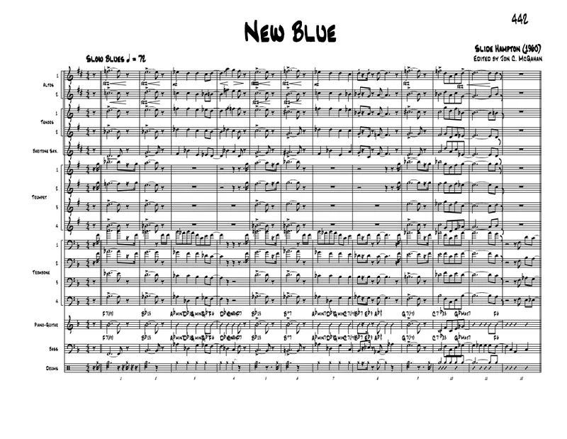 New Blue score preview