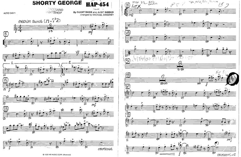 Shorty George score preview
