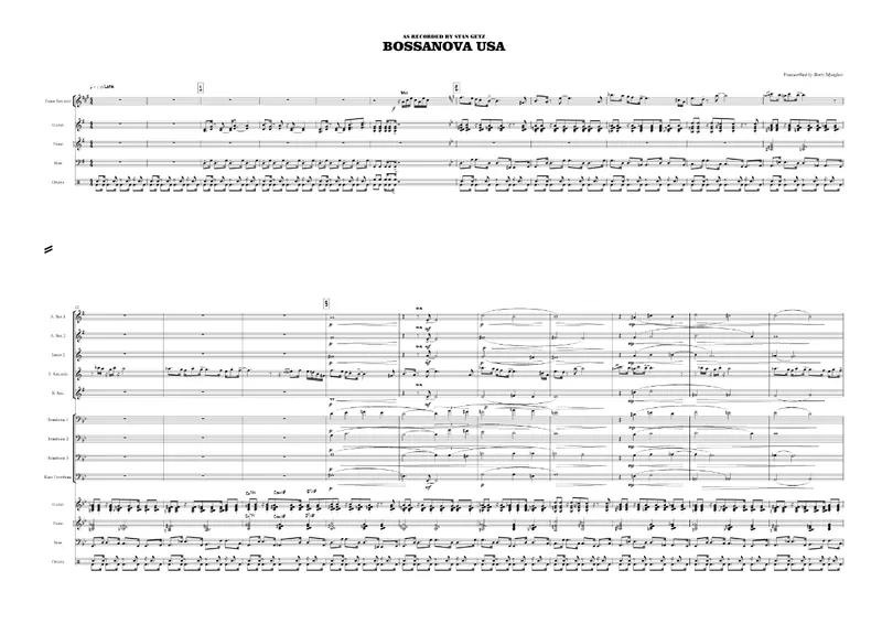 Bossa Nova USA score preview