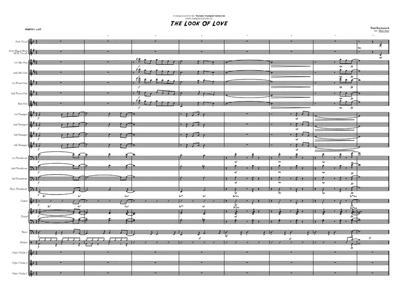 The Look Of Love score preview