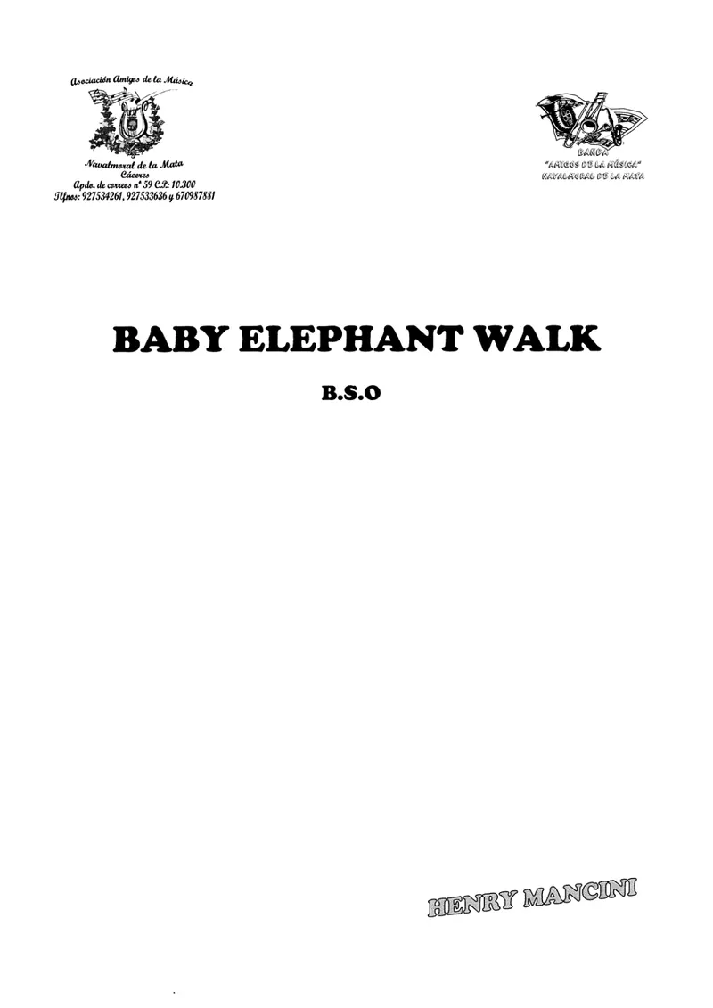 Baby Elephant Walk score preview