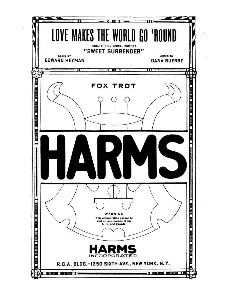 Love Makes The World Go 'Round score preview