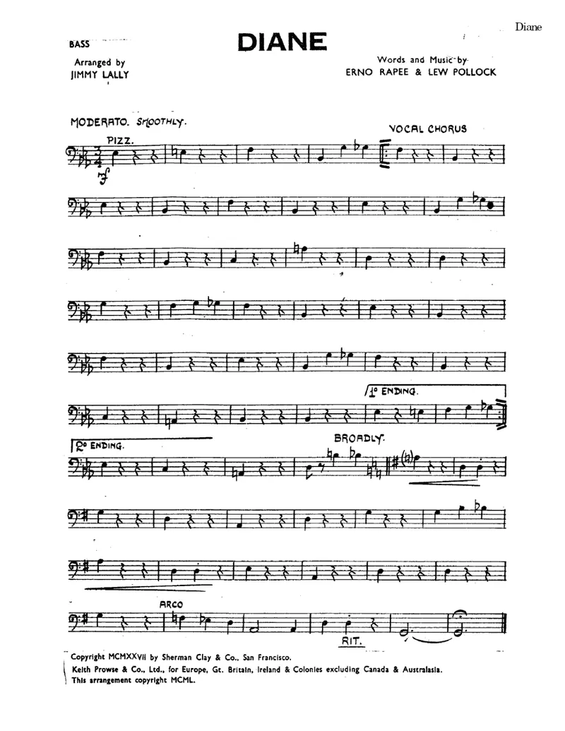 Diane score preview