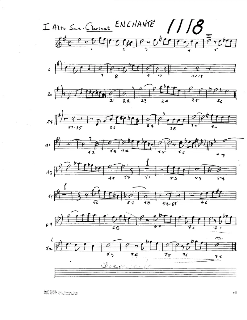 Enchant -5444- [Marion Evans] score preview