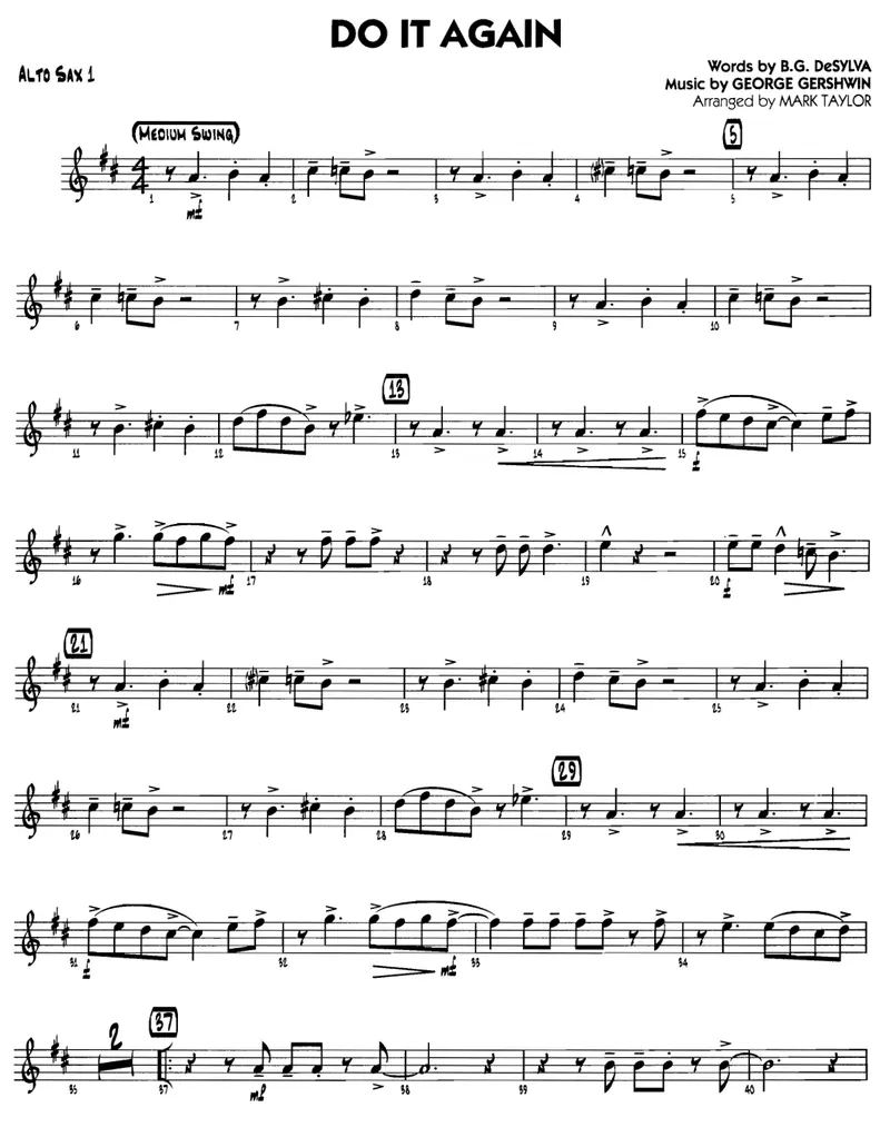 Do It Again score preview