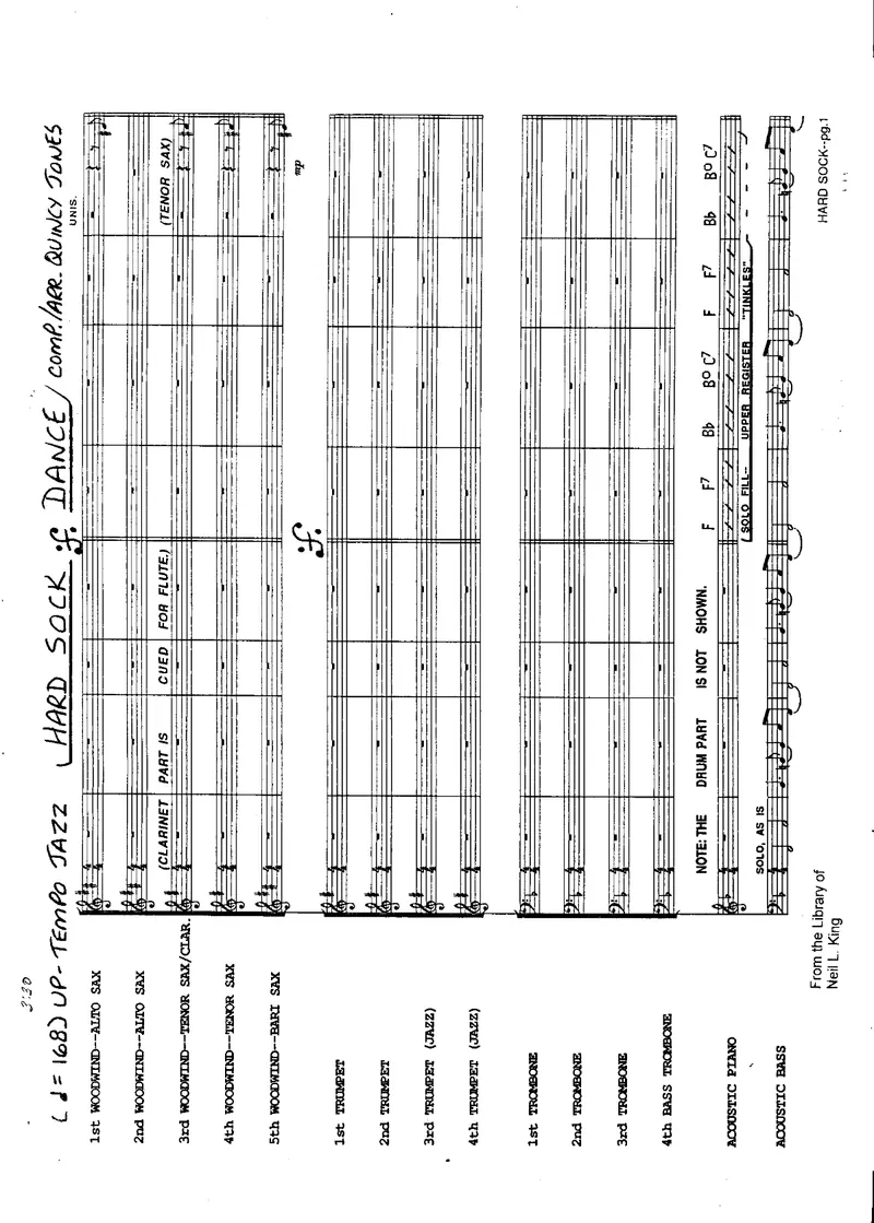 Hard Sock Dance score preview