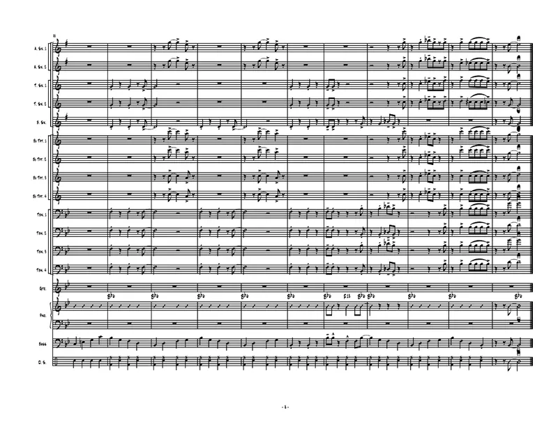 The Coffee Song score preview