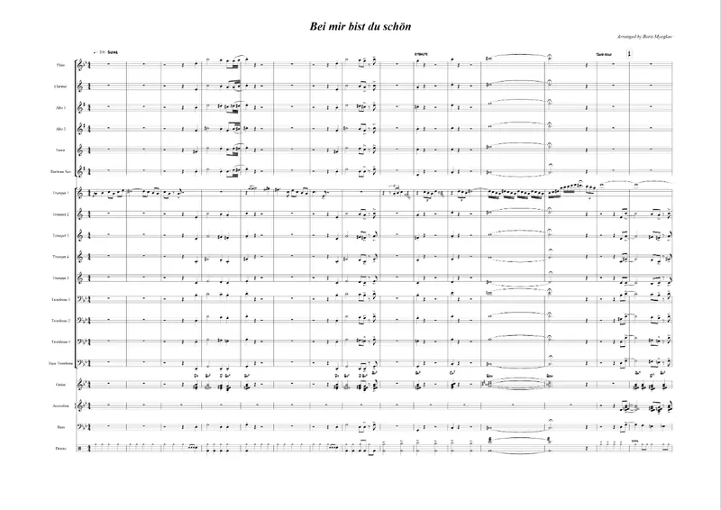 Bei Mir Bist Du Schoen score preview