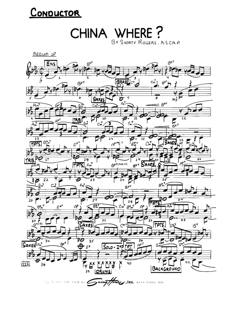 China Where score preview