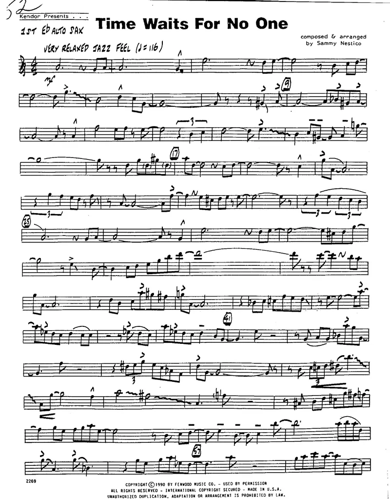 Time Waits For No One score preview