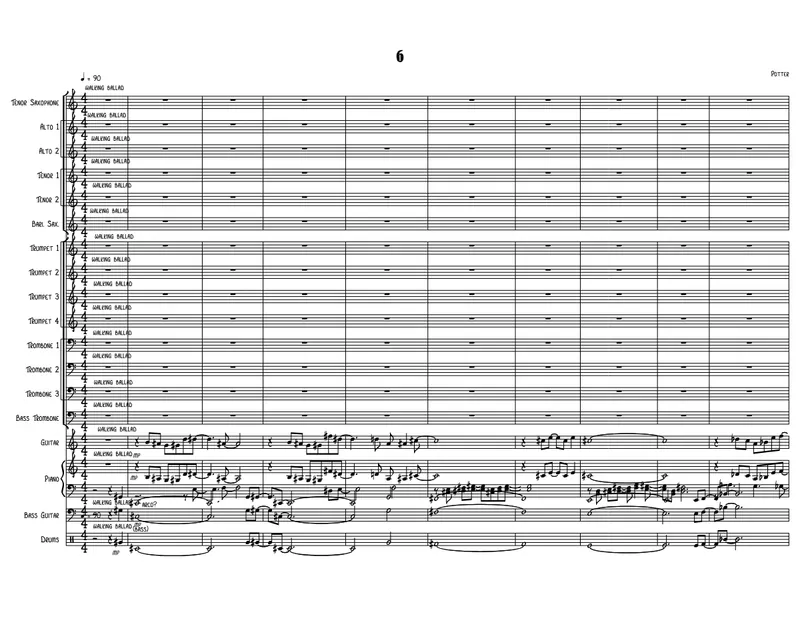 6 (Carolina Interlude score preview