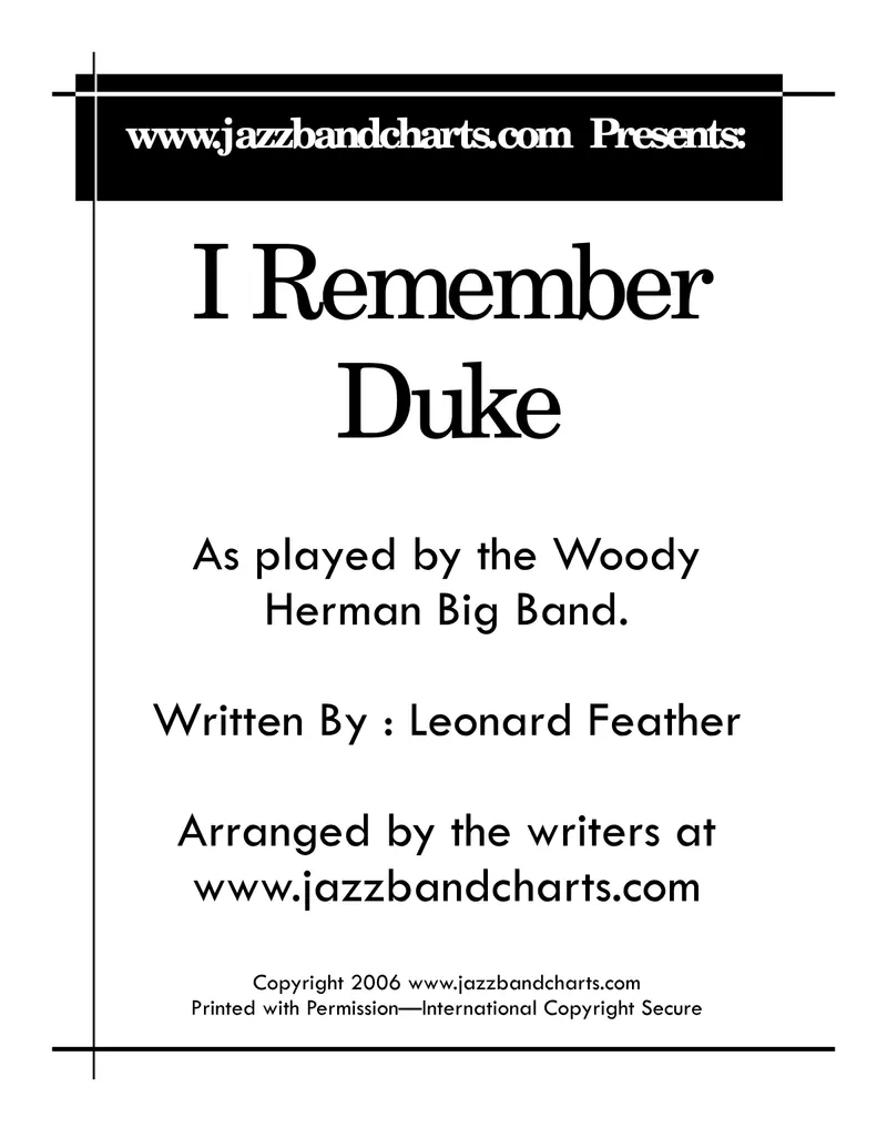 I Remember Duke preview page 1