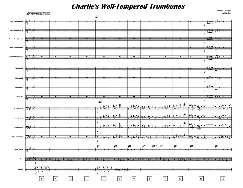 Charlie's Well-Tempered Trombones score preview