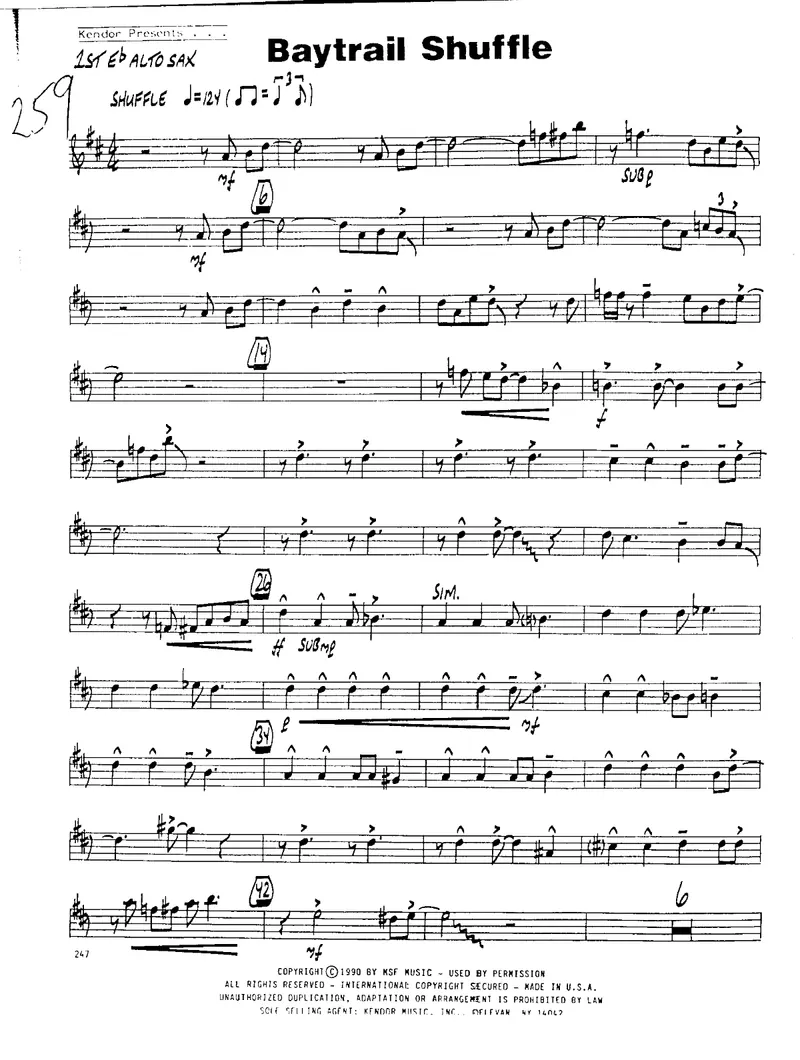 Baytrail Shuffle score preview