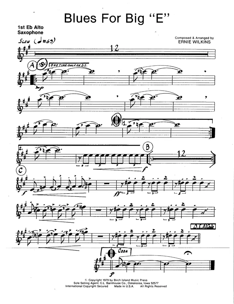 Blues For Big E score preview