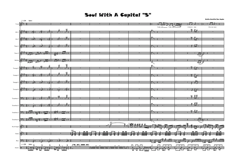 Soul With A Capital S score preview