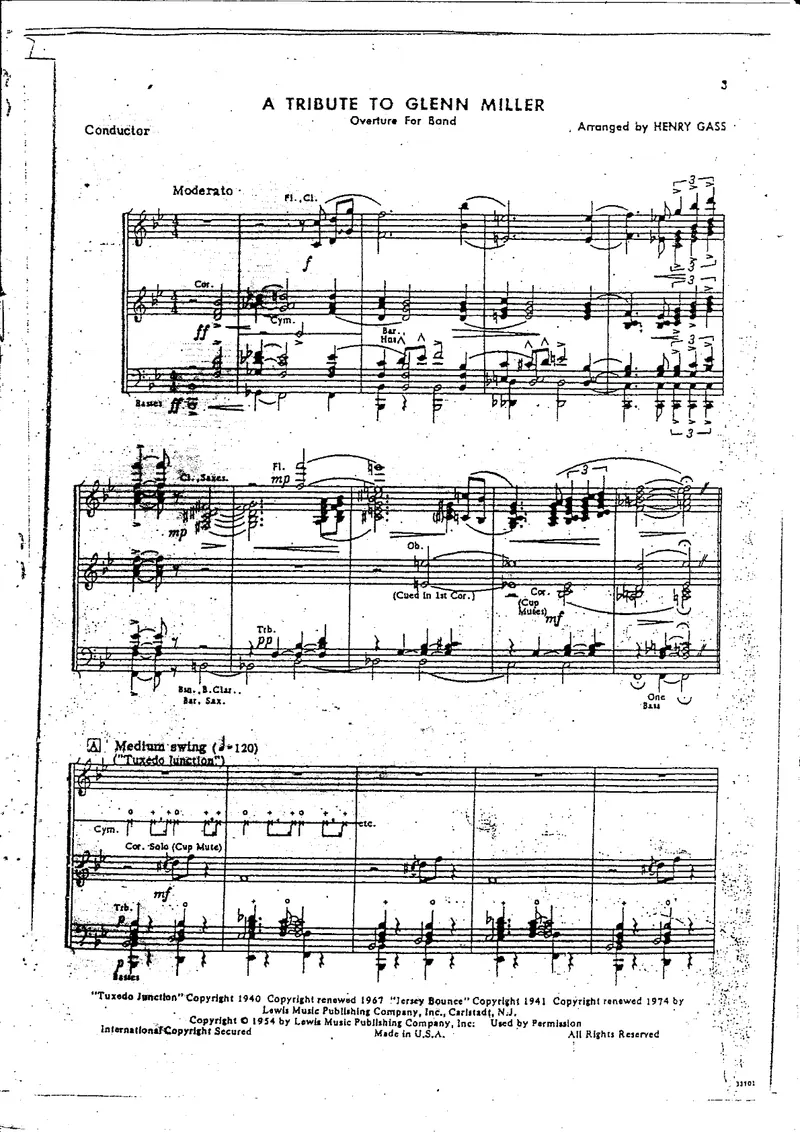 A Tribute Glenn Miller preview page 1