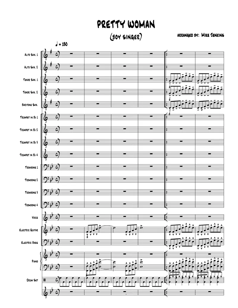 Pretty Woman score preview