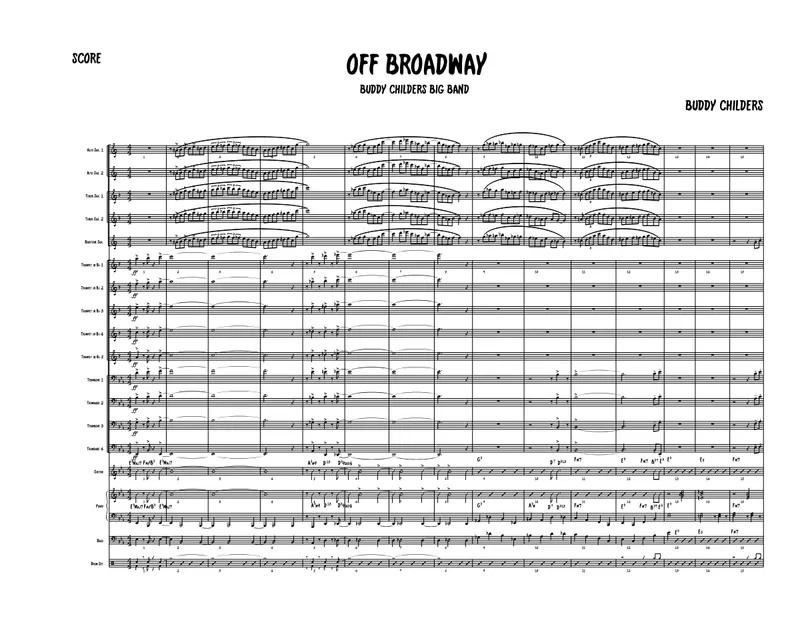 Off Broadway score preview