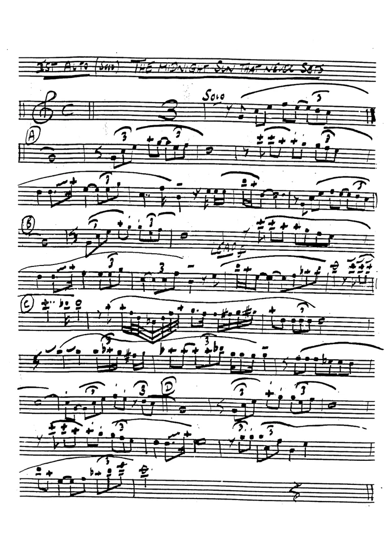 The Midnight Sun Never Sets score preview