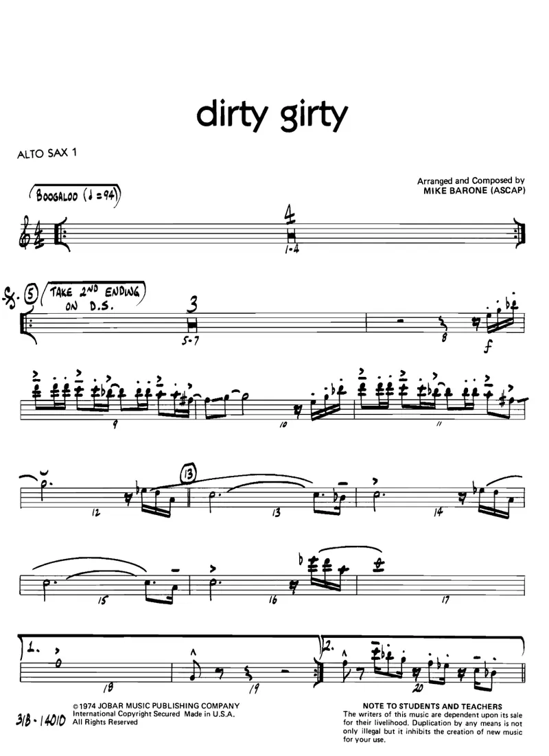 Dirty Girty score preview