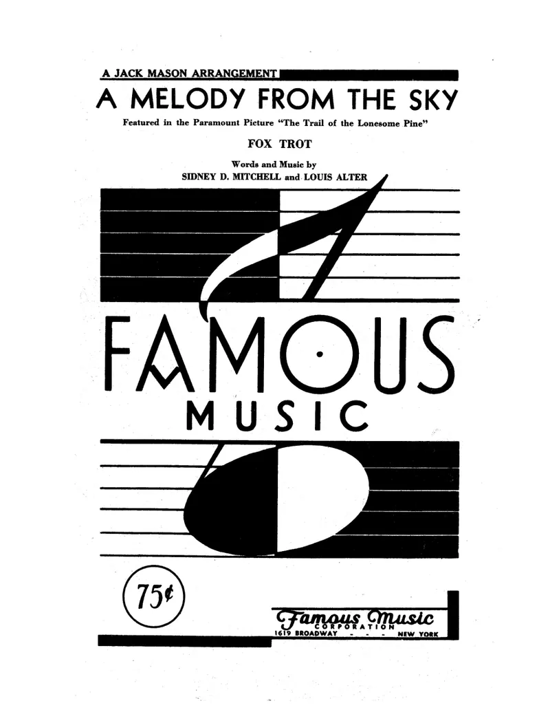 A Melody From The Sky score preview